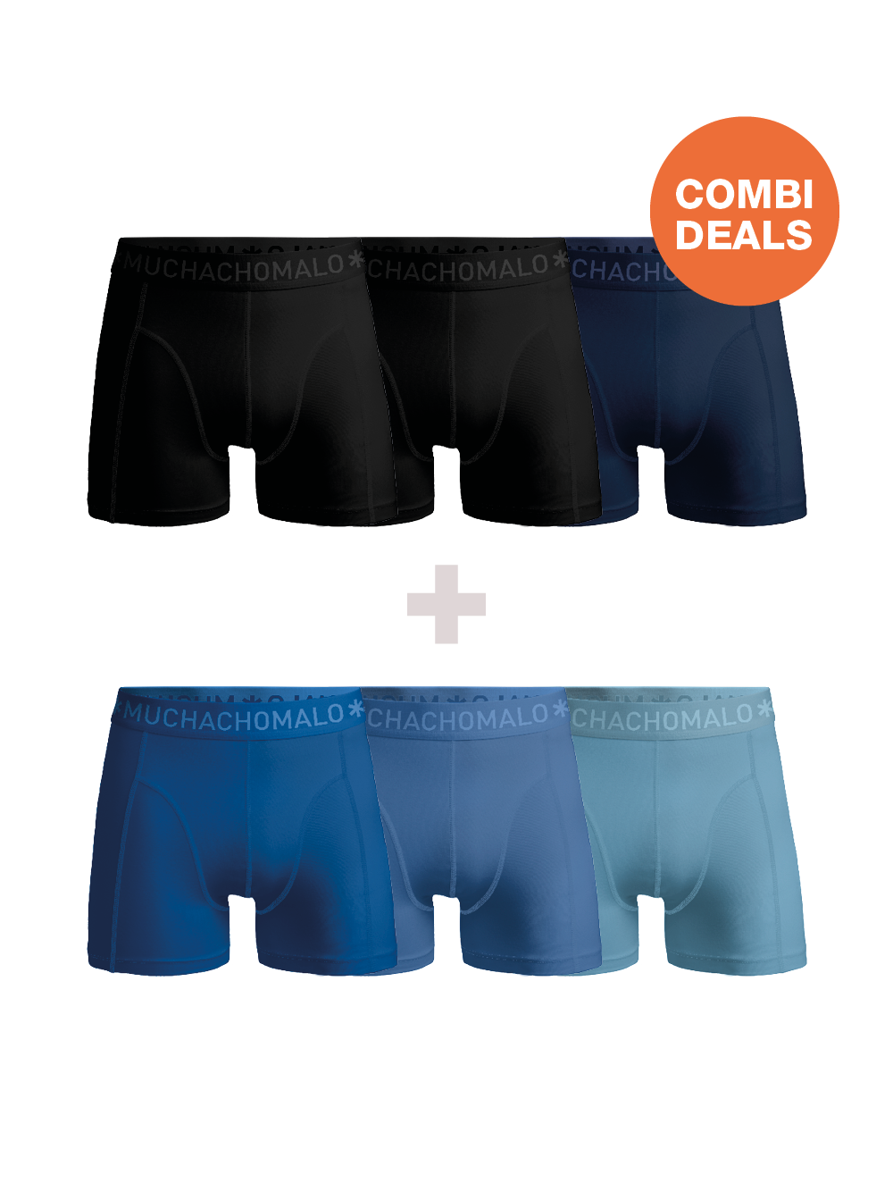 Muchachomalo Herren Boxershorts – 3+3 Stück – Herren Unterhosen Image