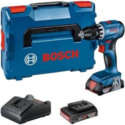 BOSCH Akku-Bohrschrauber-Set »GSR 18V-45« Ladegerät, 2 Akkus, Koffer, 7.3x20.3x15.9 cm