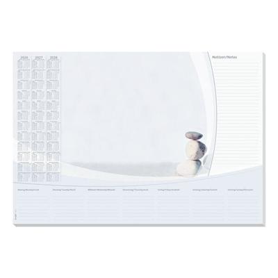 Sigel Papier-Schreibunterlage »Harmony« 30 Blatt mit Kalendarium für 2026 / 27 / 28 Image