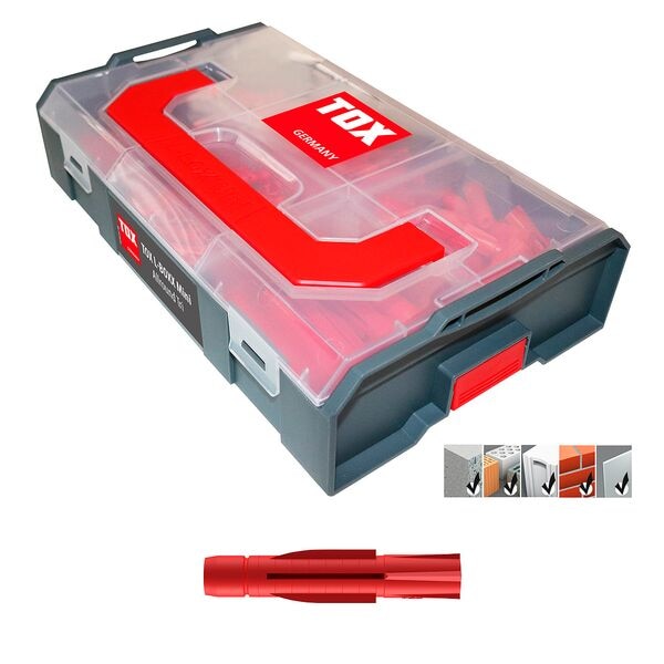 TOX Universaldübel-Sortiment »L-BOXX TRI Micro Allround« 266 Stück Image