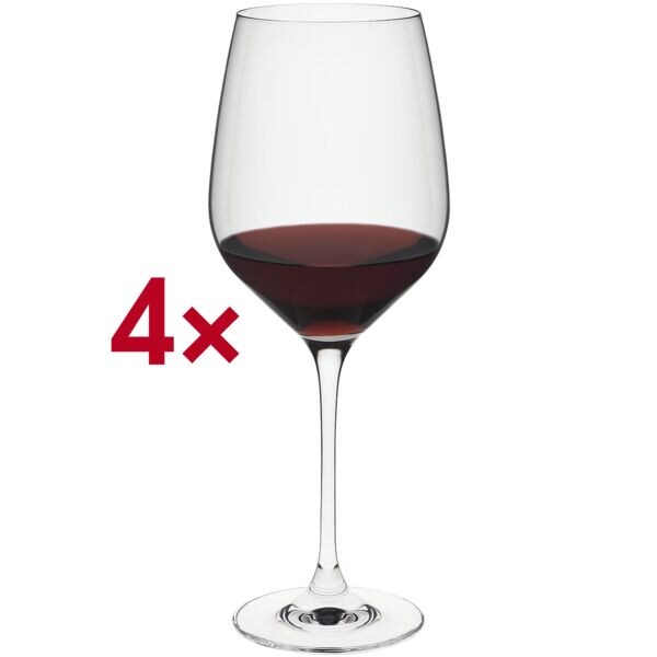 Rona Weinkelch Bordeaux 00 Select 670 ml ungeeicht 4 Stück rot, 27 cm Image