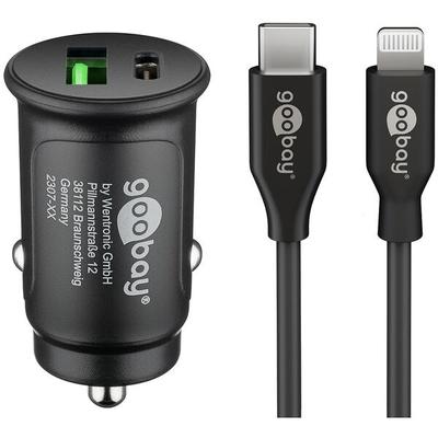 goobay Kfz-Ladeadapter USB A, USB C, Zigarettenanzünderbuchse Image