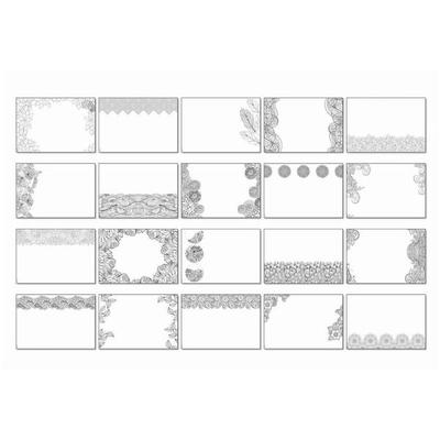 Sigel Schreibtischunterlage »Adult Coloring ohne Kalendarium« 20 Blatt, 59.5x41 cm Image