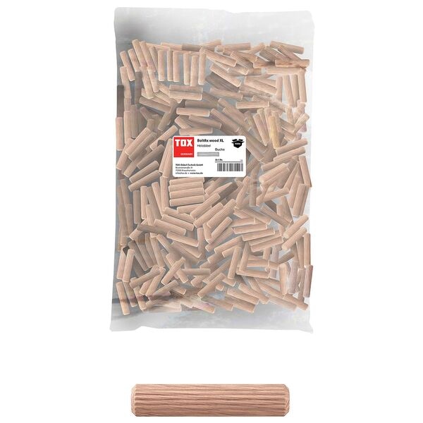 TOX Holzdübel »BOLTFIX wood« 30 mm 1000 Stück braun
