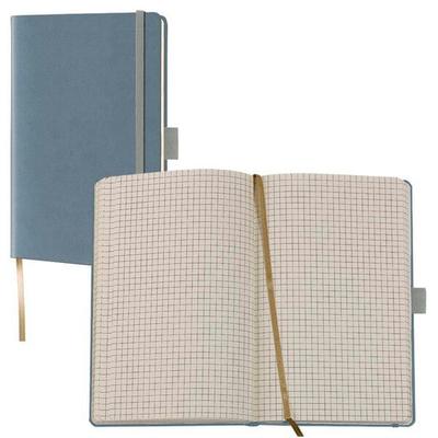Lediberg Notizbuch »Tucson« kariert A6 silbergrau Image