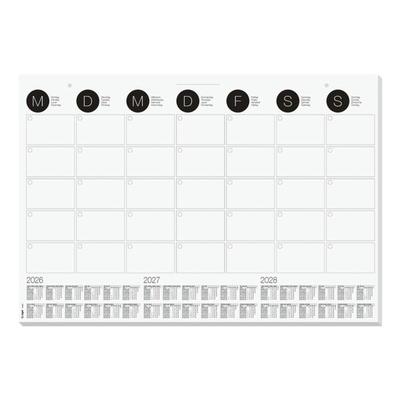Sigel Papier-Schreibunterlage »Monthly Planner« 12 Blatt mit Kalendarium für 2026 / 27 Image
