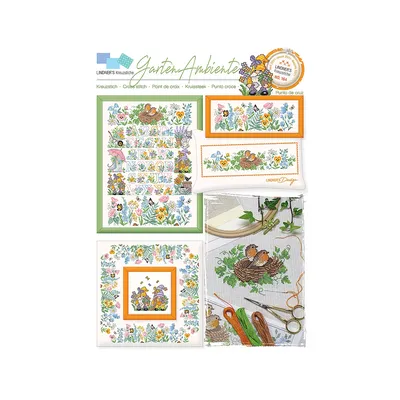 Stickvorlage Garten-Ambiente Image