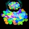 100 pièces brillent dans le noir jardin galets pour trottoir jardin terrasse pelouse jardin Patio Aquarium décoration lueur pierre
