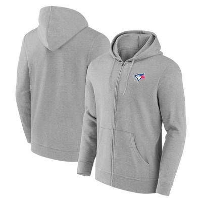 Toronto Blue Jays Primary Logo Hoodie mit durchgehendem Reißverschluss – Herren Image