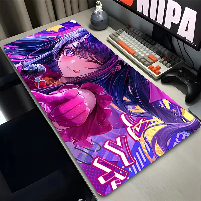 Mauspad PC Rutschfestes Gummi Niedliches Mauspad Laptop Gamer Schrank Tastatur Pad Oshi No Ko Büro Computer Gaming Schreibtisch Mauspad