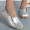 Flache Damenschuhe, modisch, bequem, Slipper, Damen, hochwertige Mokassins, echtes Leder, Damenschuhe, Schuhe