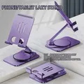 Supporto per tablet PC girevole a 360 gradi in metallo per telefono cellulare Supporto pieghevole portatile pigro Supporto per telefono cellulare K61 Espansione del supporto dal vivo