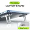 Faltbarer Laptop-Ständer, tragbarer selbstklebender Notebook-Stützhalter, verstellbare, steigende Kühlhalterung, universell für Laptop-Tablet