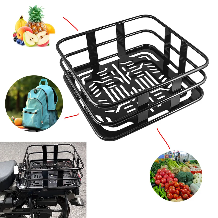 Motorrad Große Kapazität Hinten Korb Fracht Rack Tasche Große Kapazität Lugga Für Honda Hunter Cub CT125 Trail 125 2020-2024ge Rack