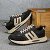Original männer Schwarze Turnschuhe Komfortable Plattform Männer Straße Casual Turnschuhe Lace-up Sportschuhe Männer zapatillas de hombre