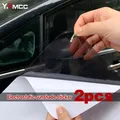 Adesivo elettrostatico per parasole per finestrino dell'auto Protezione UV Adesivo per paralume punteggiato bianco nero per accessori estivi per automobili