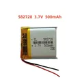 Batteria Li Lipo sostitutiva ai polimeri di litio da 3,7 V 500 mAh 582728 JST 2 pin 1.0/1.25/1.5/2.0/2.54mm connettore per fotocamera GPS LED