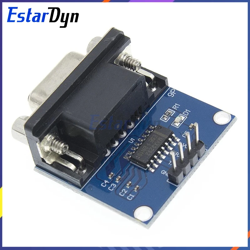 Estardyn MAX3232 RS232 zu TTL Serielles Konvertermodul mit DB9-Anschluss – Ersetzen Sie den MAX232-Chip für den industriellen Einsatz Image