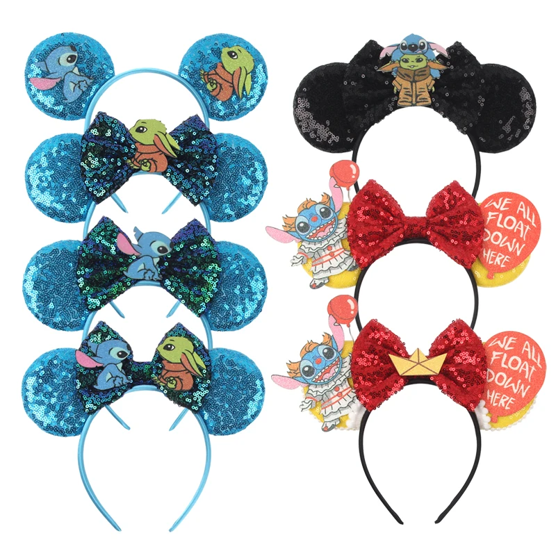 1pc Disney Stirnband Spaß Stich Muster Design Eltern-kind-Party Urlaub Zubehör Mädchen Exquisite Geschenke Haar Zubehör Image