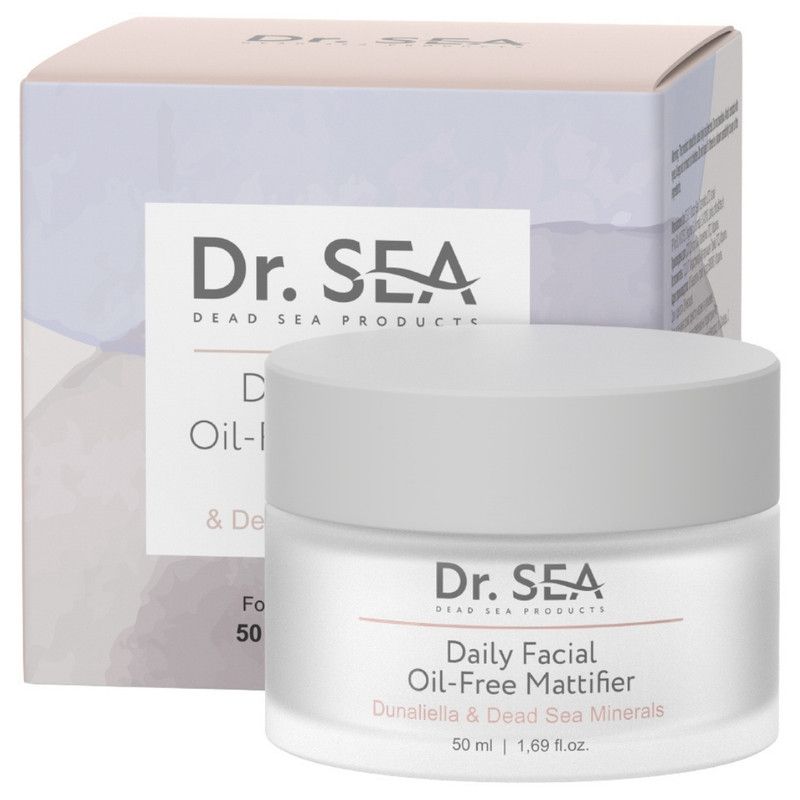 DR. SEA - Crema Viso Opacizzante Senza Olio Dunaliella 50 ml