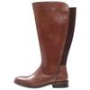 Weitschaftstiefel SHEEGO, Damen, Gr. 39, braun, Leder, Schuhe