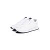 Sneaker TOMMY HILFIGER "NEW RUNNER EVA LTH ESS", Herren, Gr. 46, weiß, Leder, Lederimitat, sportlich, Schuhe, Freizeitschuh, Halbschuh, Schnürer mit sportiver Lochung