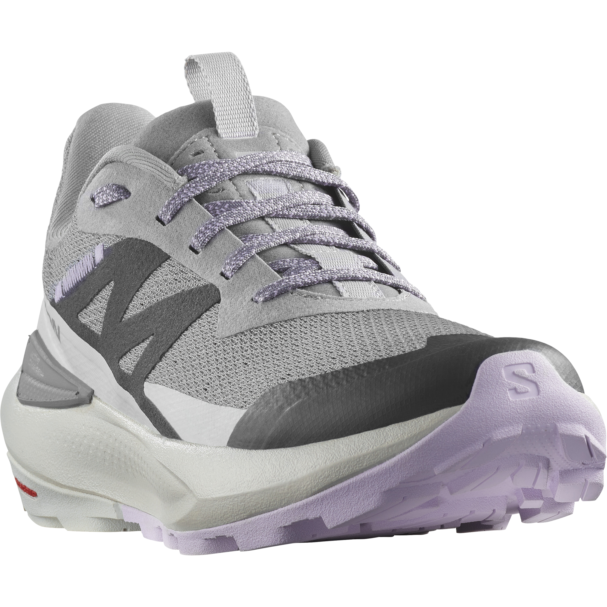 Outdoorschuh SALOMON "ELIXIR ACTIV W", Damen, Gr. 39, grau (sharkskin, glacier gray, orchid petal), Synthetik, Textil, Schuhe Outdoorschuh