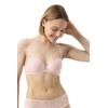 Bügel-BH MEY "PRETTY JOAN", Damen, Gr. 80, Cup A, rosa (blossom), Obermaterial: 77% Polyamid, 23% Elasthan, casual, BHs, Half-Cup, multicolor-Trägerstickerei