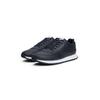 Sneaker TOMMY HILFIGER "NEW RUNNER EVA LTH ESS", Herren, Gr. 46, blau (dunkelblau), Leder, Lederimitat, sportlich, Schuhe, Freizeitschuh, Halbschuh, Schnürer mit sportiver Lochung