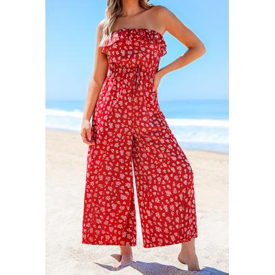 Heartfelt Moves Floral Jumpsuit