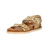 Riemchensandale INUOVO "INUOVO Sandalen Leder", Damen, Gr. 40, gold, Leder, casual, Schuhe