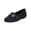 Mokassin GEOX "Geox Mokassin Nubukleder", Damen, Gr. 37, blau (dunkelblau), Nubukleder, casual, Schuhe