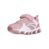 Sneaker ZIGZAG "Asaberg", Kinder, Gr. 28, pink (pink, weiß), Kunstfaser, Polyurethane, casual, Schuhe, mit blinkender Leucht-LED-Sohle