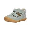Riemchensandale PEPINO "Pepino Sandalen Leder", Kinder, Gr. 21, blau (türkis), Leder, casual, Schuhe