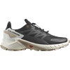 Laufschuh SALOMON "SUPERCROSS 4", Gr. 46, schwarz, vanilla ice, weiß pepper, Textil, Synthetik, sportlich, Schuhe