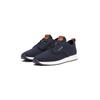Sneaker TOMMY HILFIGER "NEWPORT 3D PREMIUM KNIT", Herren, Gr. 45, blau (dunkelblau), Textil, unifarben, sportlich, Schuhe, Halbschuh, Schnürer, Freizeitschuh mit Kontrast-Logoaufnäher