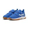 Hallenschuh PUMA "VARION II V JR", Gr. 30, blau (puma team royal, puma weiß, gum), Synthetik, sportlich, Schuhe