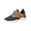 Sneaker MUSTANG SHOES "Mustang Shoes Sneaker Lederimitat/Textil", Herren, Gr. 45, blau (navy), Lederimitat, Textil, casual, Schuhe