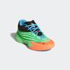 Basketballschuh ADIDAS PERFORMANCE "DAME X KIDS", Gr. 36, lime burst, signal coral, blau burst, Textil, Synthetik, sportlich, Schuhe, Signature-Schuh von Damian Lillard