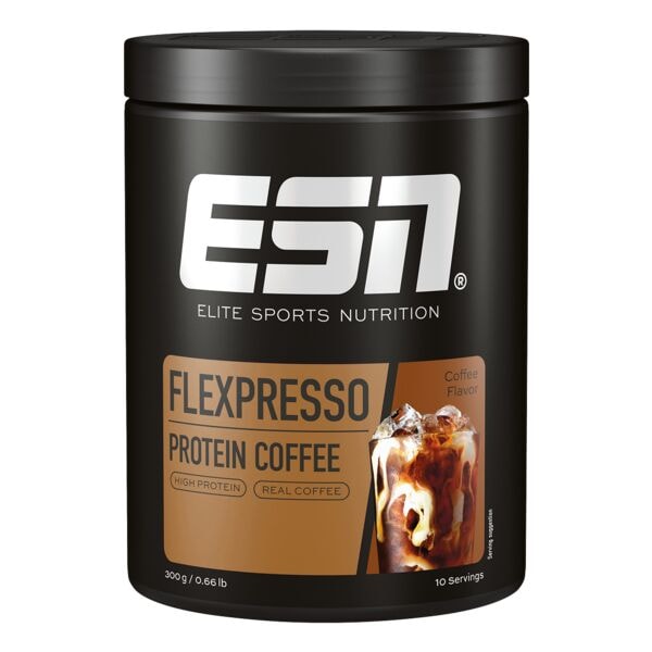 ESN Proteinpulver Flexpresso »Coffee« koffeinhaltig 300 g (10 Portionen) braun