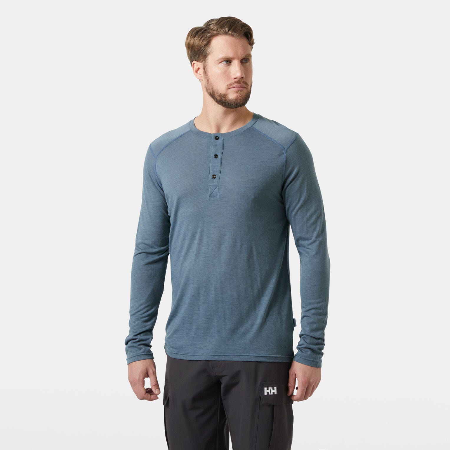 Helly Hansen HH Durawool Long Sleeve Henley Herren L Image