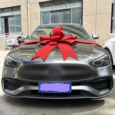 Giant Car Bow Red Bow for Car Delivery Decoration Automobile 4S Shop Showroom Decoration Festival Gift Decoration Bow