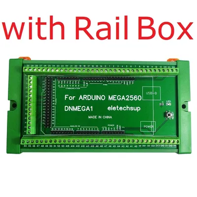DNMEGA1 DIN Rail Mount Screw Terminal Block Adapter Module for Arduino MEGA-2560 R3