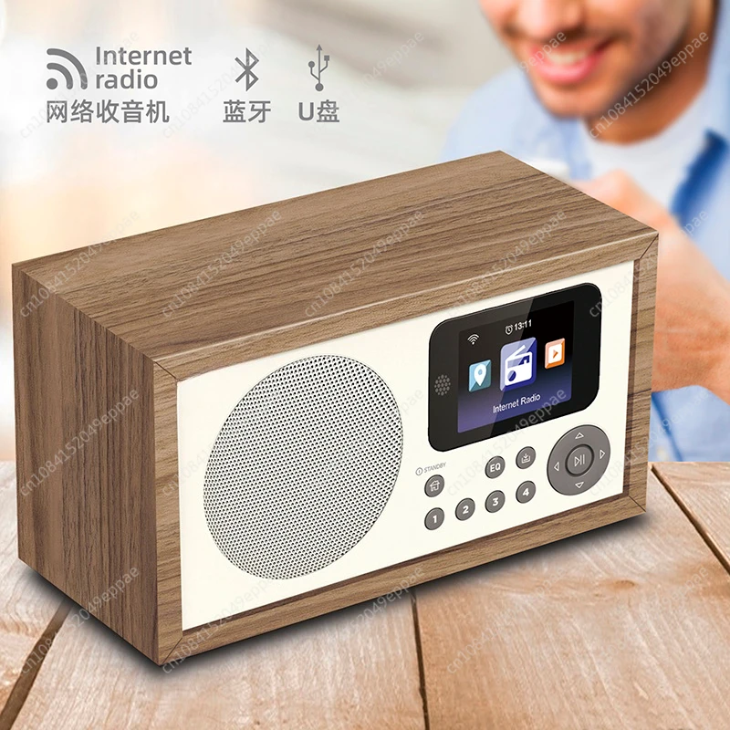 D2/D4 Wifi Internet Digital Radio Integrierte Spotify HD Farbbildschirm Uhr Hause Mehrzweck Bluetooth Lautsprecher USB Musik Player Image