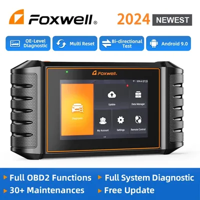 Foxwell NT710 Car OBD2 Scanner Code Reader Bidirectional Diagnostic Scan Tool All Systems 30+ Reset OBD2 Best Car Scanner
