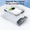 Custodia per disco rigido esterno per laptop da 2,5 pollici Interfaccia seriale SATA SSD Trasmissione meccanica ad alta velocità Disco mobile USB 3.0 B