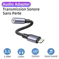 Cavo AUX jack da 8 pin a 3,5 mm per iPhone 14 13 12 11 Pro Max IOS 14 Adattatore maschio-femmina Connettore per cuffie Splitter audio