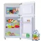 Réfrigérateur rétro réfrigérateur double porte 72 litres volume total avec congélateur 21 litres volume 120 kWh/année lumière LED