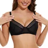 Neue Spitzen-BHs für Frauen sexy aushöhlen Bügel ungefüttert dünn hochela tisch BH plus Größe b c d e f Tassen 34 36 38 40 42 44