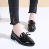 Comemore Patent Leder Low Heels Pumps Weibliche Schuh frauen Wohnungen Rot Frühling Sommer Schuhe Frau Alias 2025, Designer Loafer